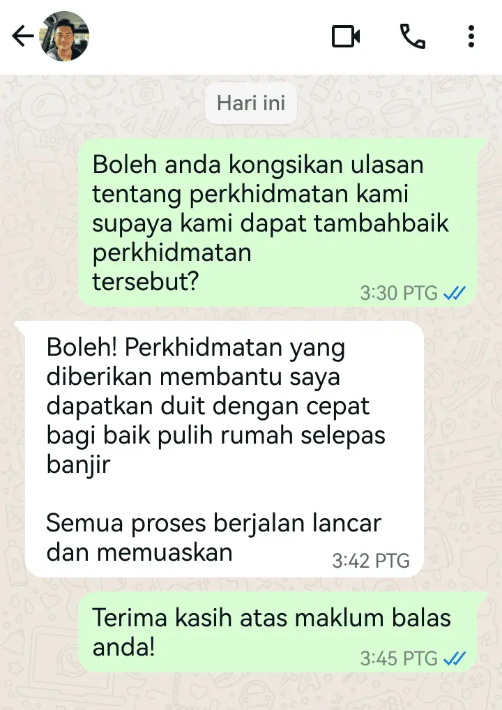 testimonial